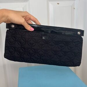 Vera Bradley Black Quilted Clutch Purse
